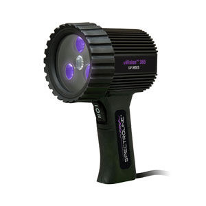 UV-365SBLC uVision Deluxe Series LED Ultraviolet (UV-A) Blacklight w/UV-A Pass Filters